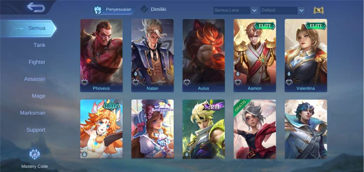 Akun Mobile Legend